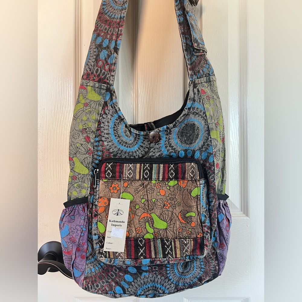 Kathmandu Collection Vintage Patchwork Hobo Bag - Picture 6 of 6
